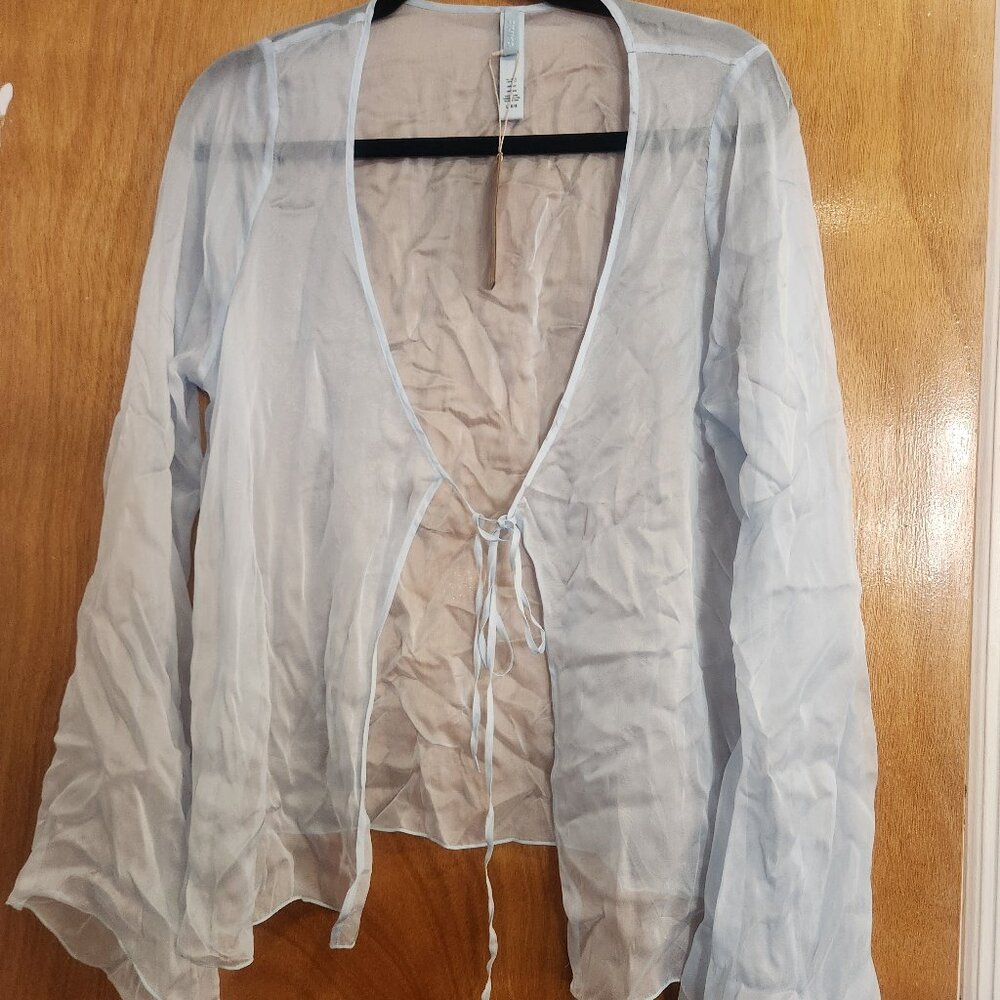 skims romance tie front top celeste L brand new with tag